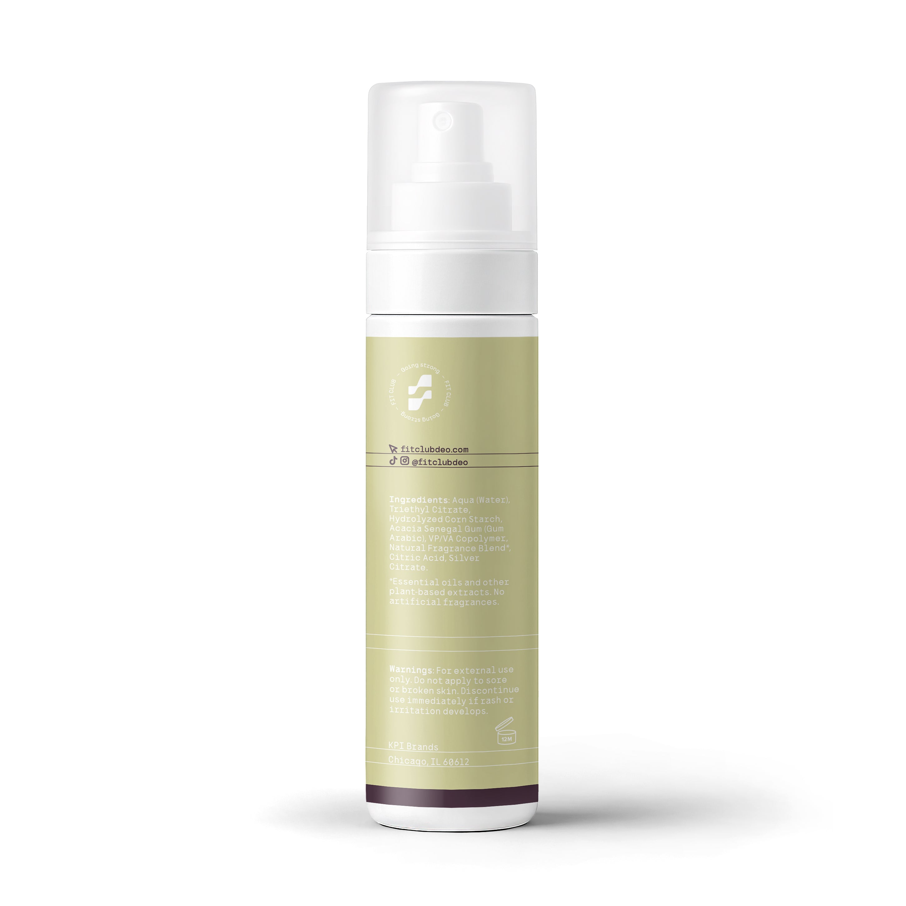 Aluminum-Free Barrier Deodorant Spray for Active Lifestyles