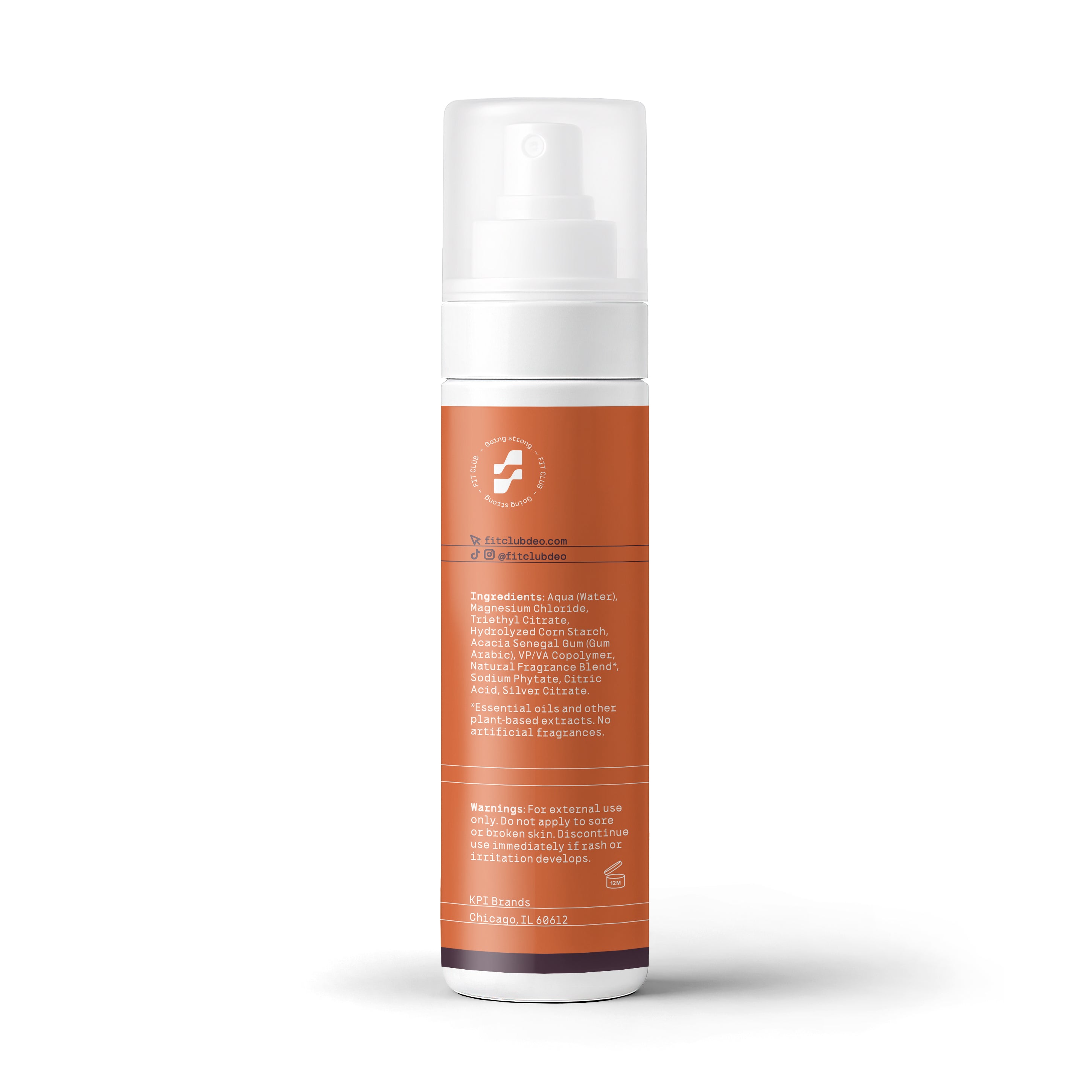 Aluminum-Free Barrier Deodorant Spray for Active Lifestyles