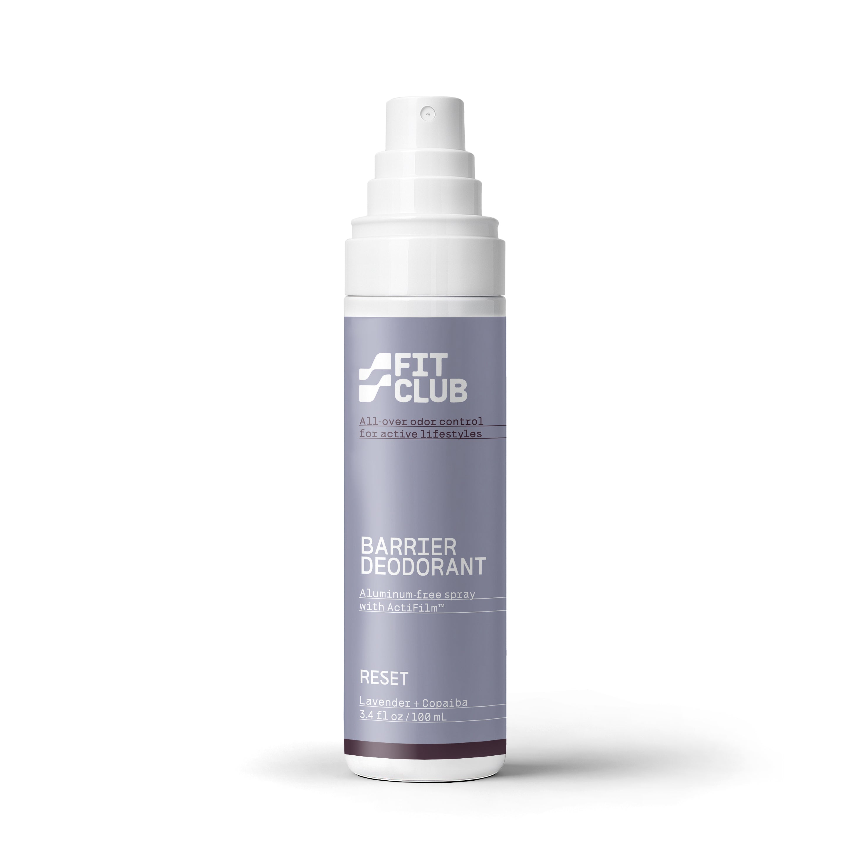 Aluminum-Free Barrier Deodorant Spray for Active Lifestyles