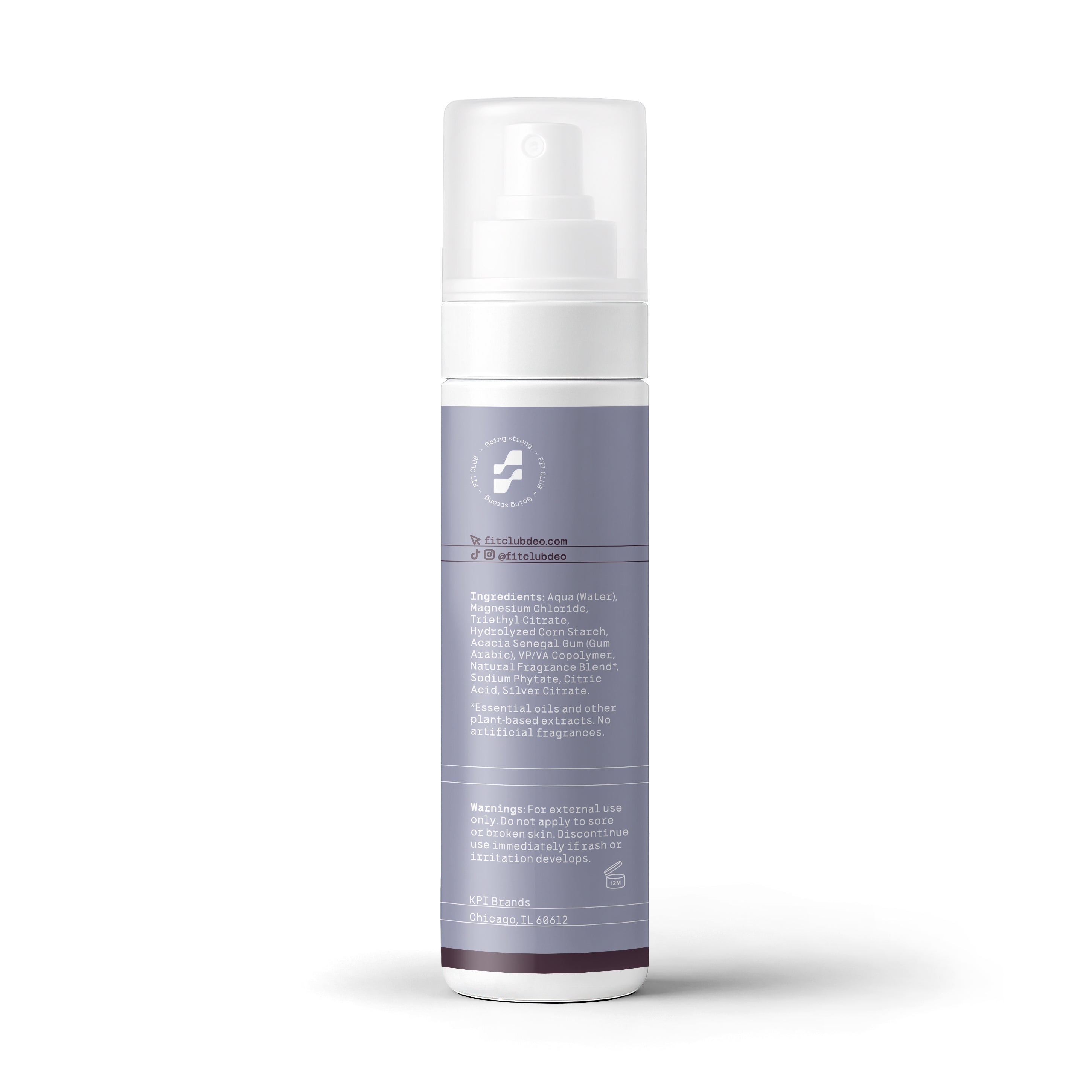 Aluminum-Free Barrier Deodorant Spray for Active Lifestyles