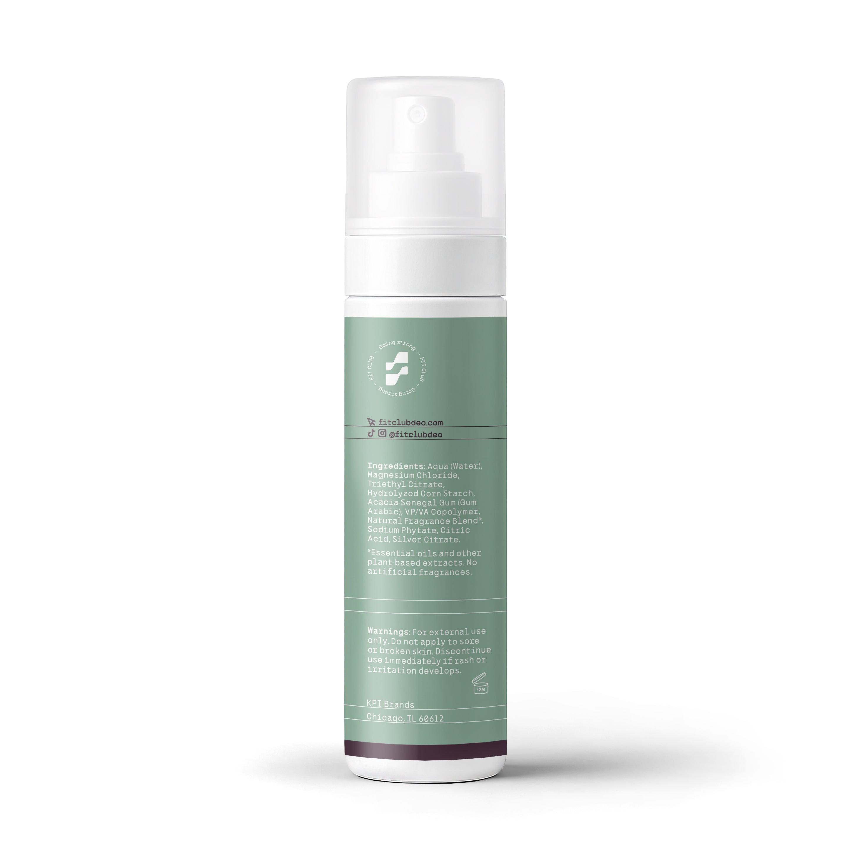 Aluminum-Free Barrier Deodorant Spray for Active Lifestyles
