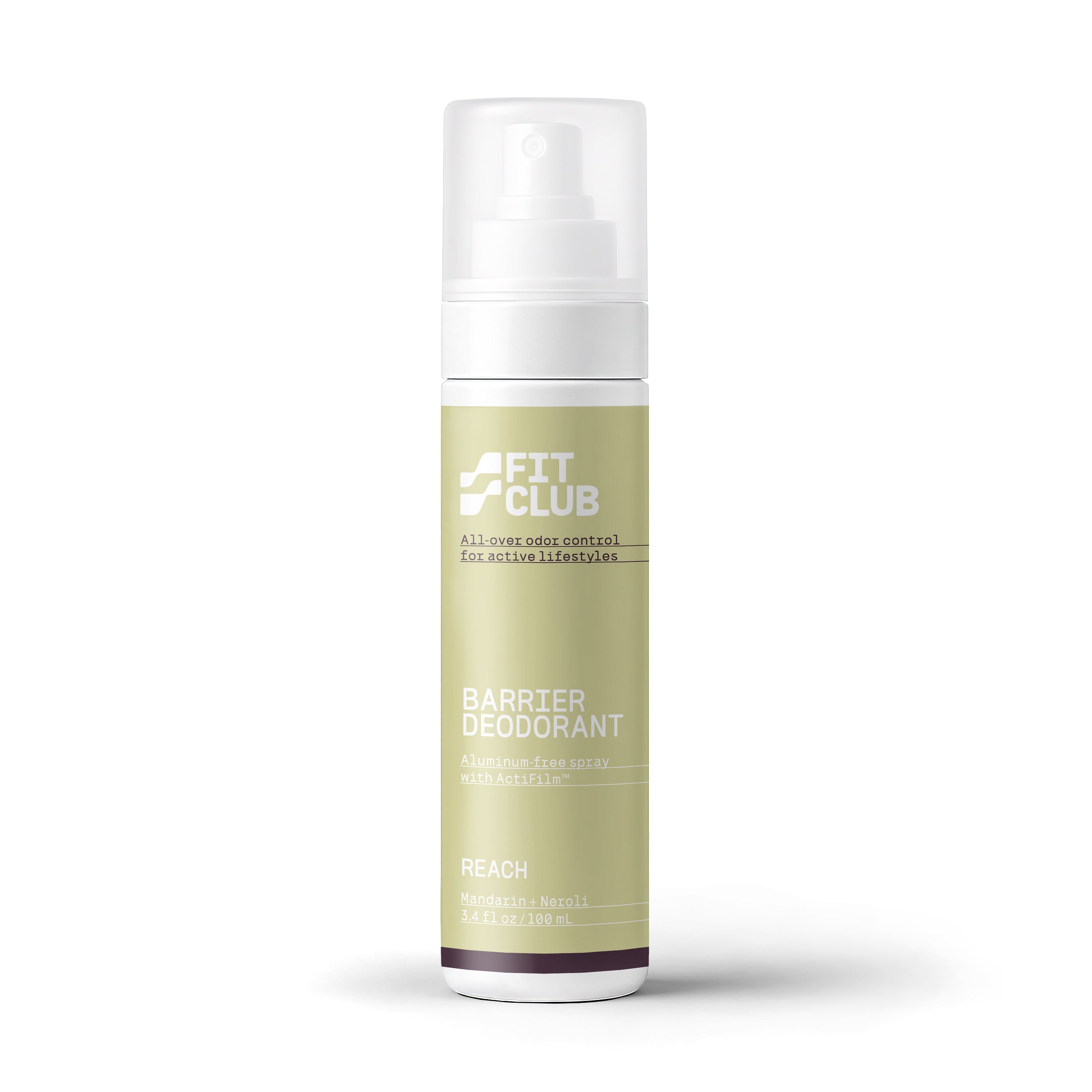 Aluminum-Free Barrier Deodorant Spray for Active Lifestyles